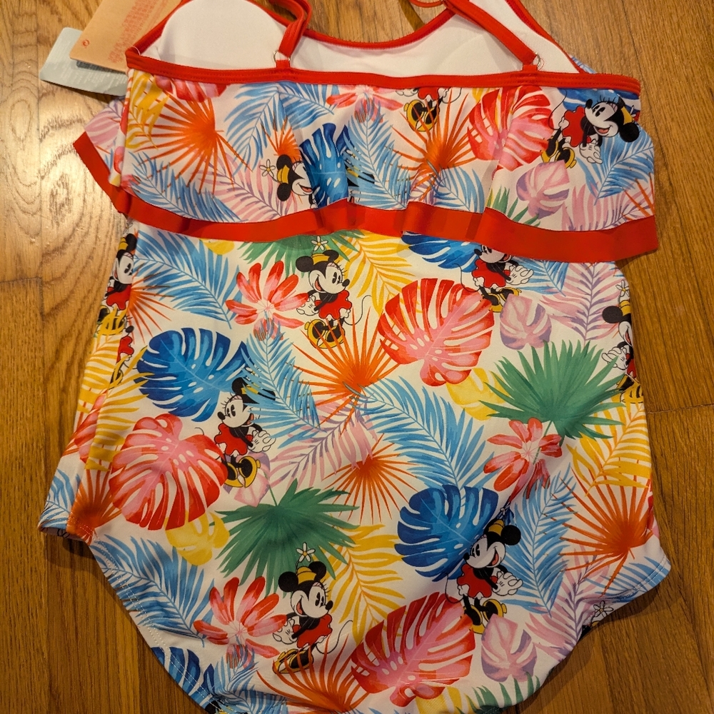 Disney Store Minnie Mouse Disney Swimsuit, Size Large - Picture 2 of 5